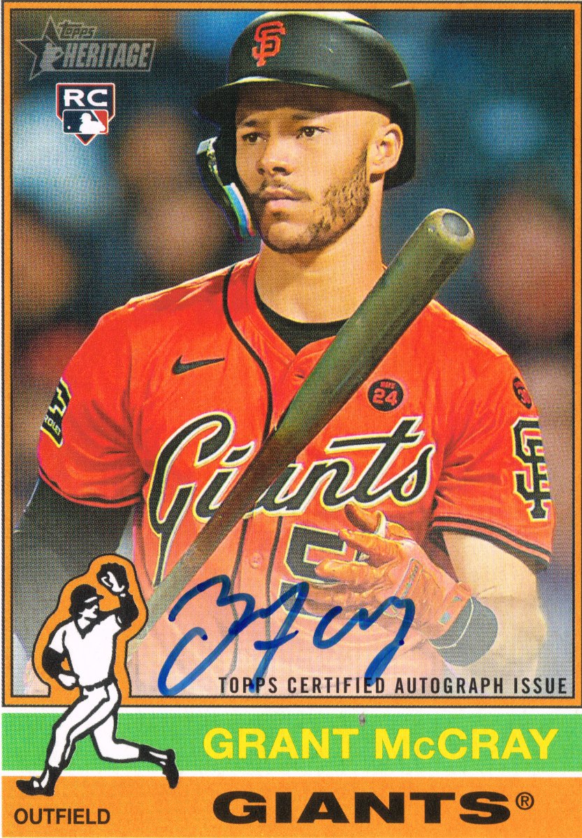 Tarjeta Grant McCray Topps Heritage 2024