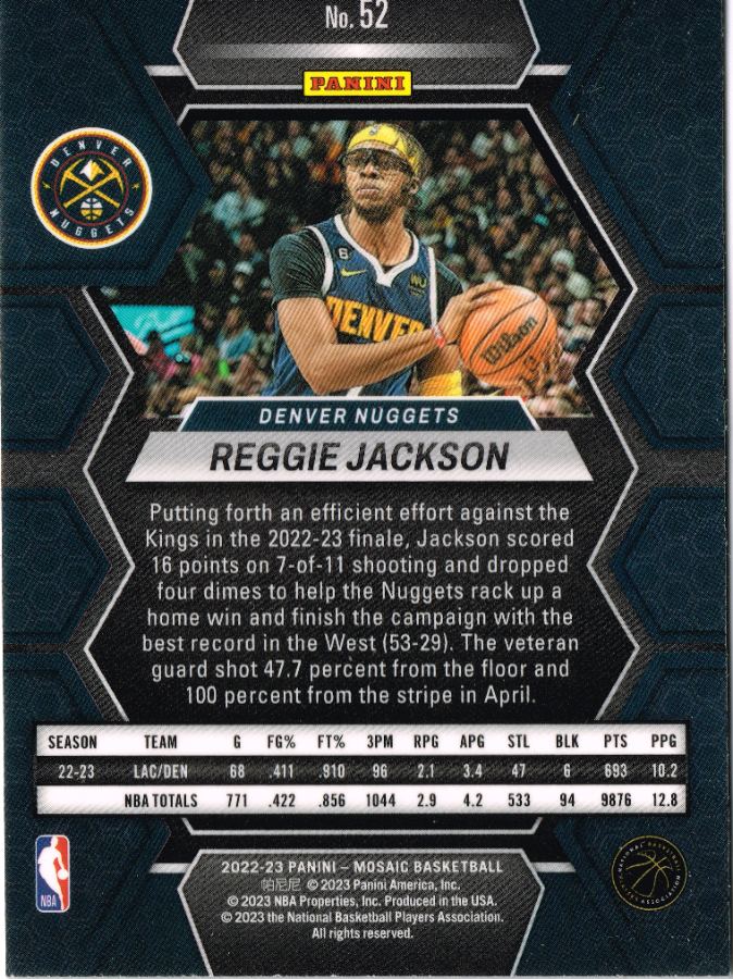Reverso - Tarjeta Bones Hyland Panini Prizm 2021 #No. 6