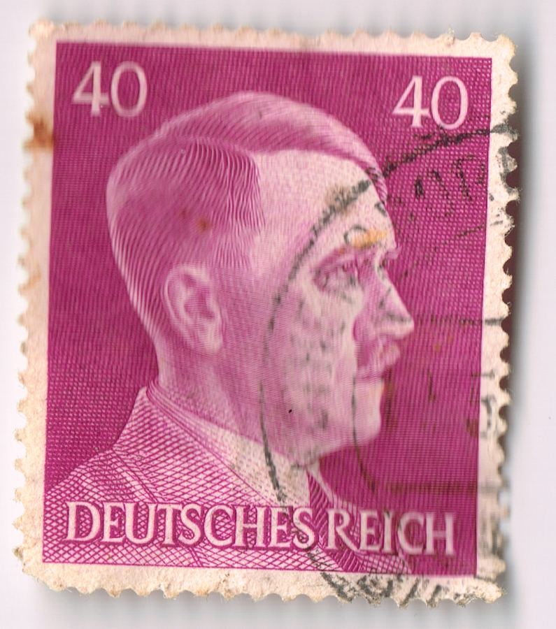 Tarjeta Adolf Hitler Reichspost 1941 #Michel #795