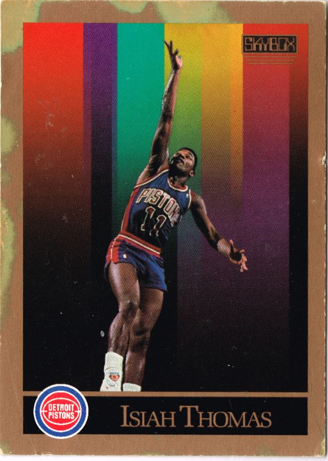Tarjeta Isiah Thomas SkyBox 1990 #93