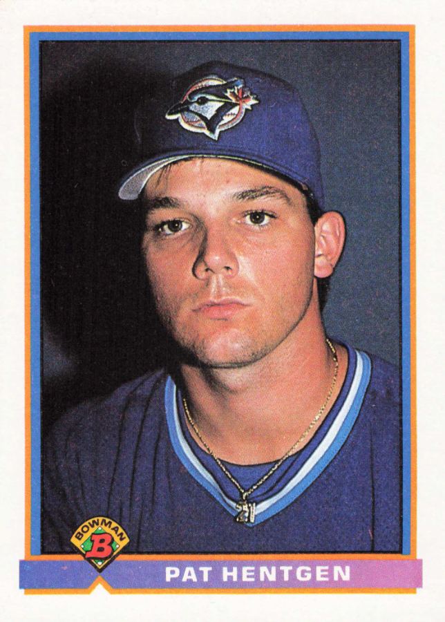 Tarjeta Pat Hentgen Bowman 1991 #23