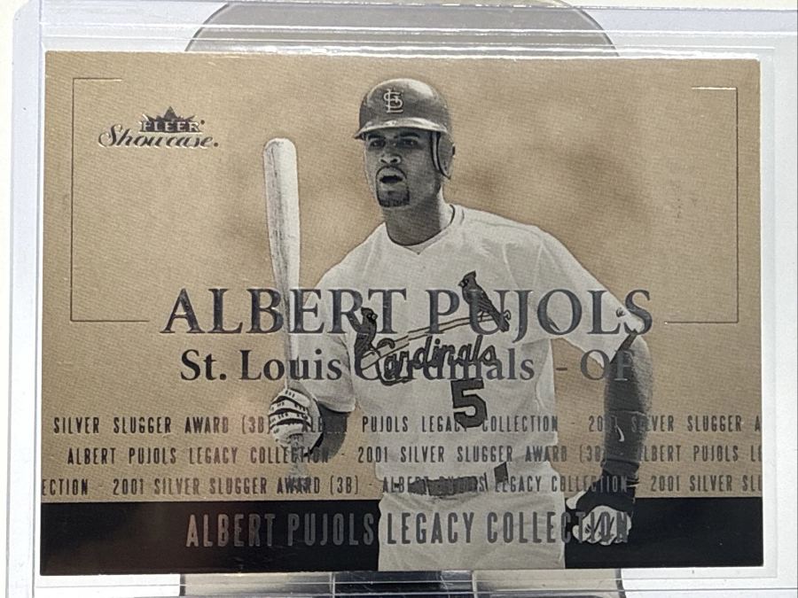Tarjeta Albert Pujols Fleer Showcase 2004 #3 OF 10L