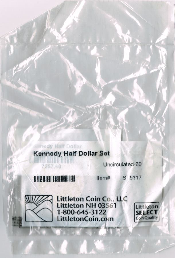 Tarjeta 2013 Kennedy Half Dollar United States Mint (Littleton Coin Co.) 2013 #7257.60 / ST5117