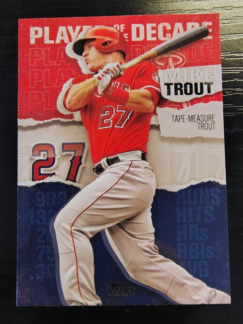 Tarjeta Mike Trout Topps 2020 #MT-13