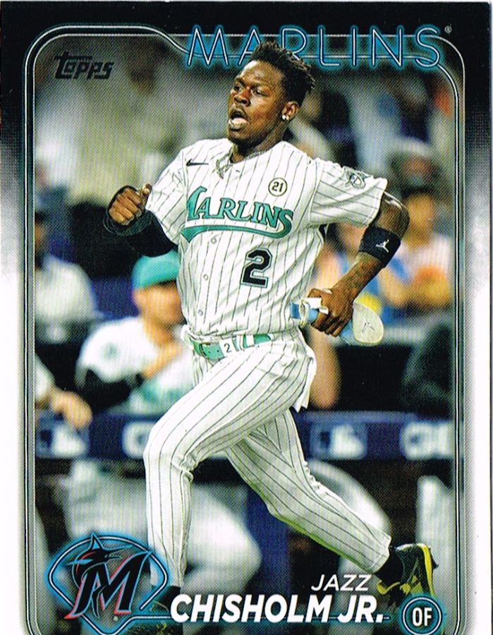 Tarjeta Jazz Chisholm Jr. Topps 2024 #223