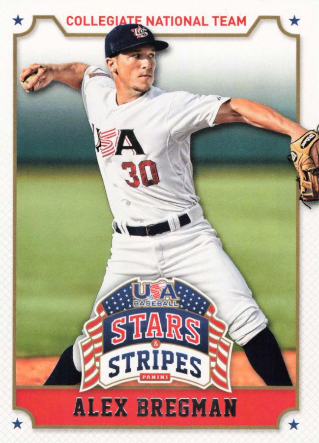 Tarjeta Alex Bregman Panini 2015 #6