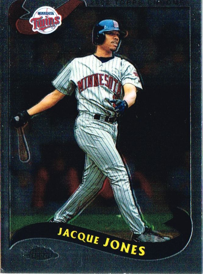 Tarjeta Jacque Jones Topps Chrome 2002 #423