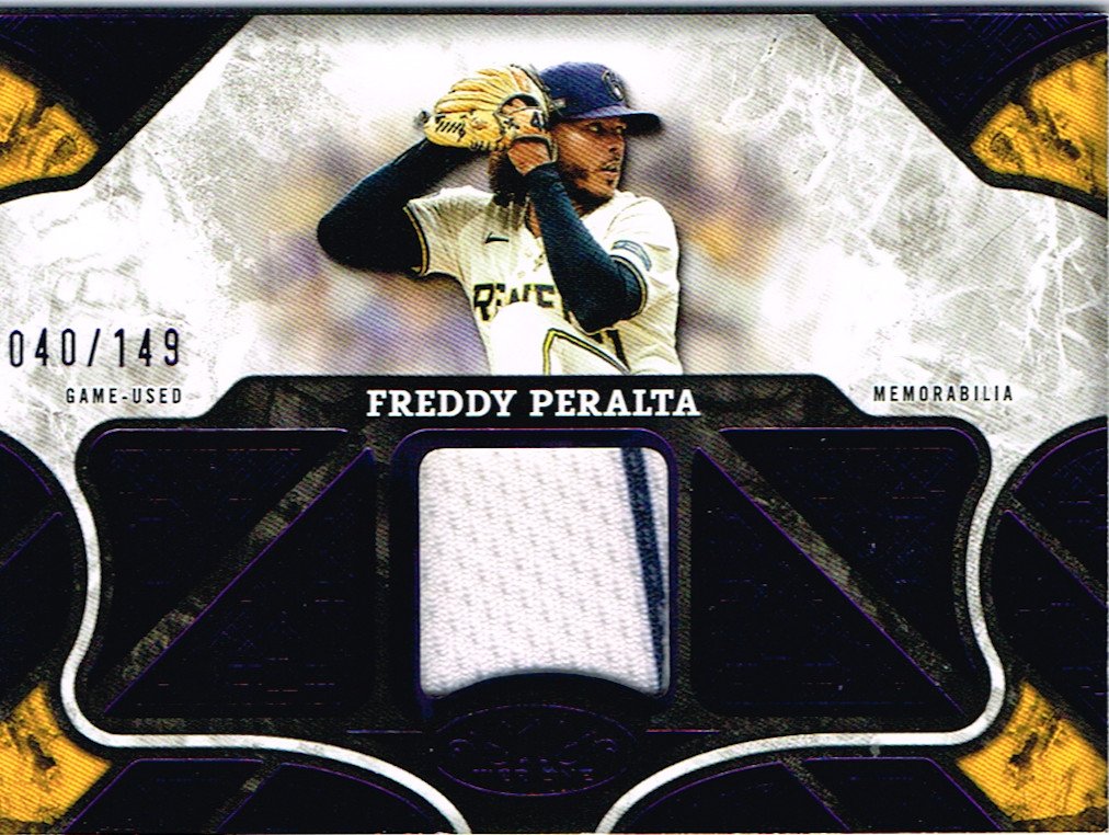 Tarjeta Freddy Peralta Topps Tier One 2023