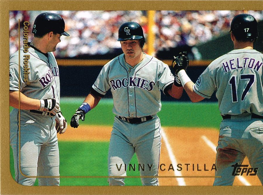 Tarjeta Vinny Castilla Topps 1998 #199