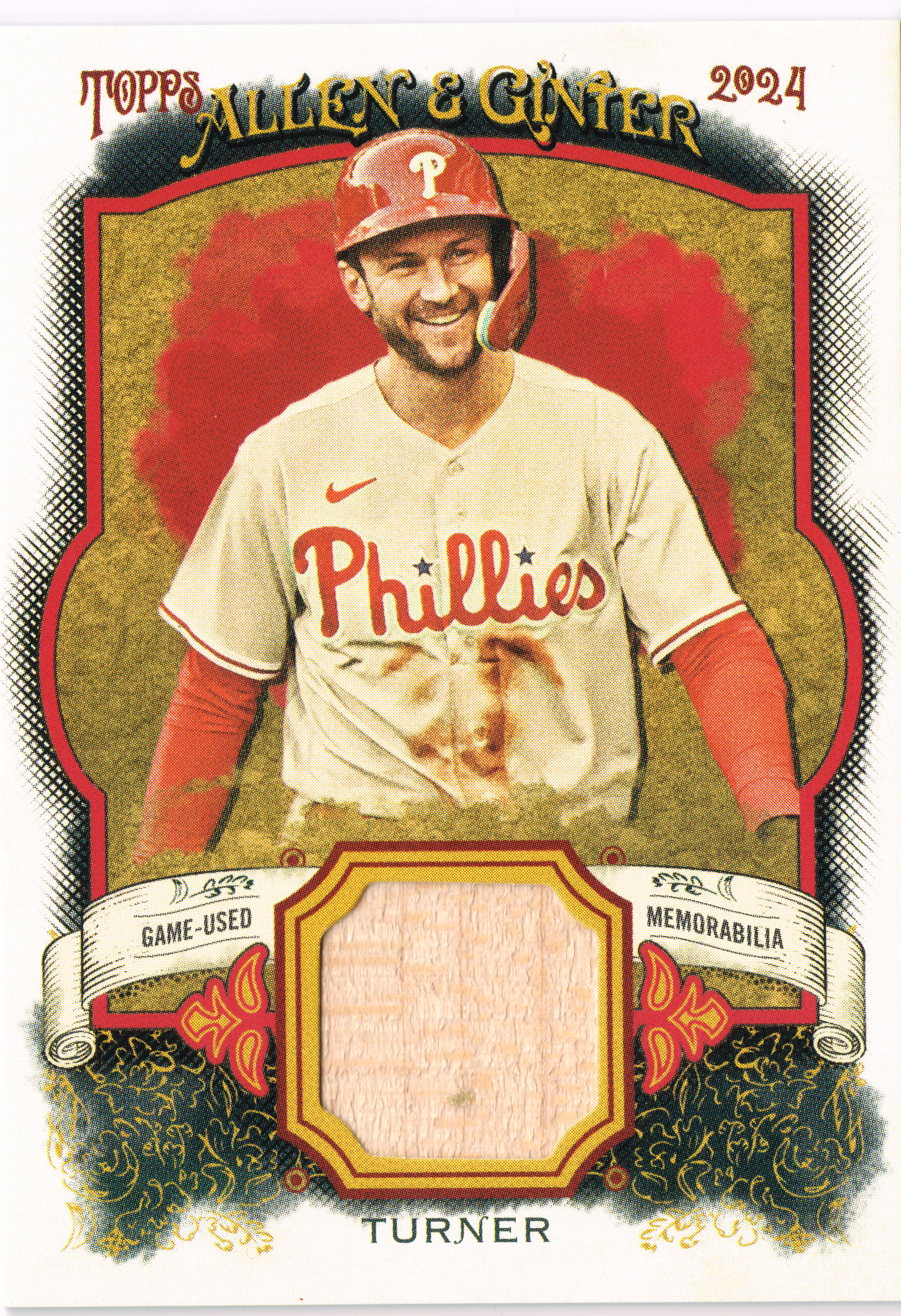 Tarjeta Trea Turner Topps Allen & Ginter 2024 #AGR-TT