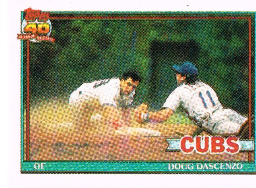 Tarjeta Doug Dascenzo Topps 1991