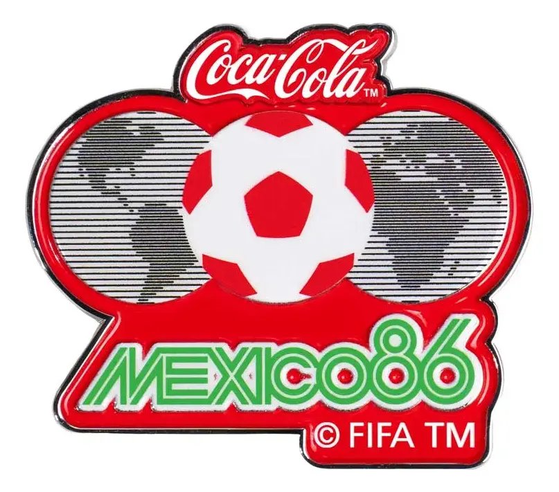 Tarjeta Logo México 86 Pin Mundialista 2026 Pin Mundialista 2026
