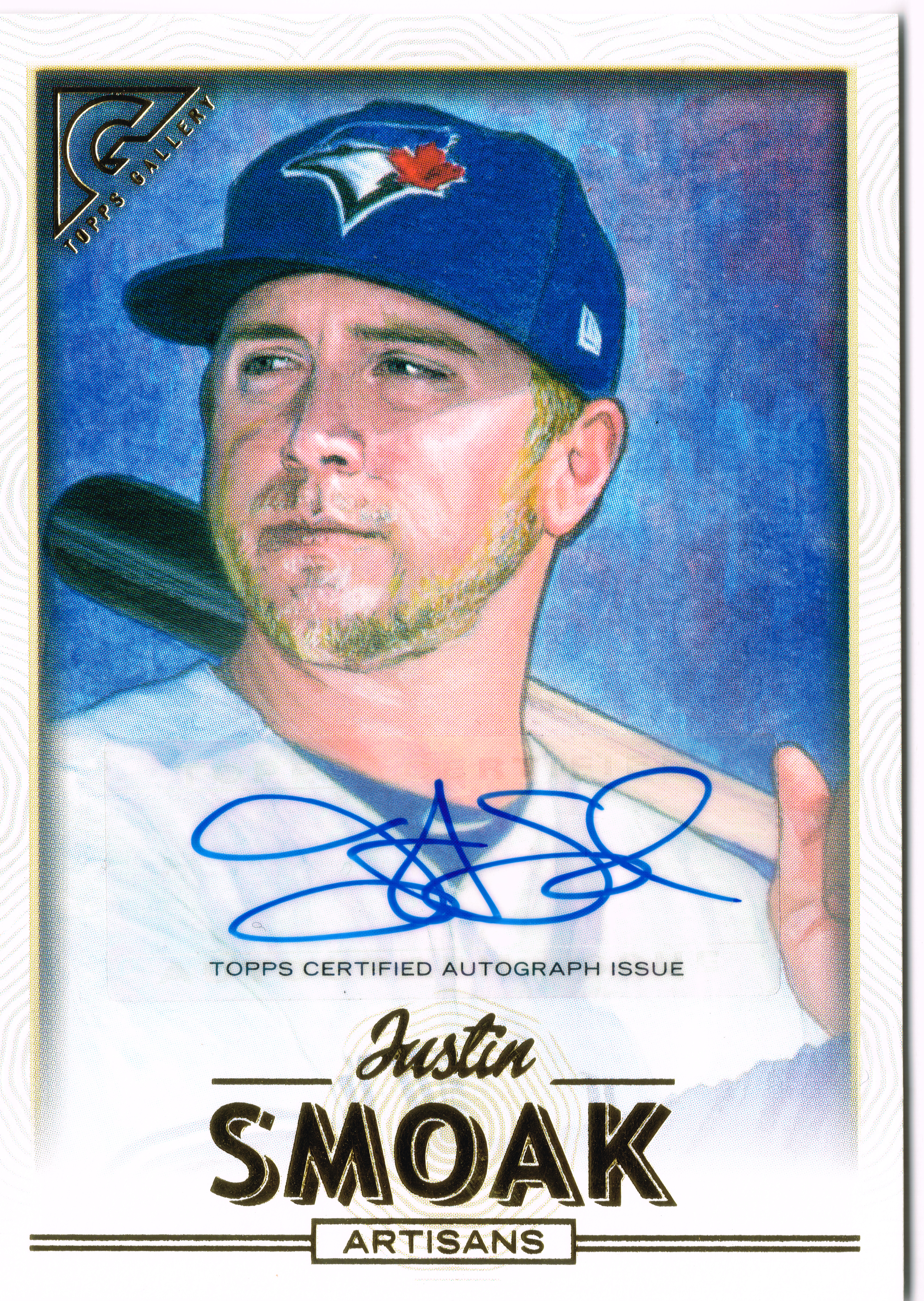 Tarjeta Justin Smoak Topps Gallery 2018