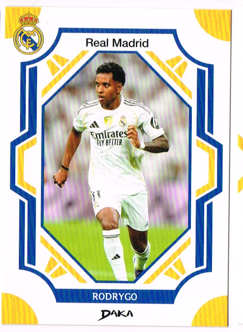 Tarjeta Rodrygo DAKA 2025 #RM-5-B