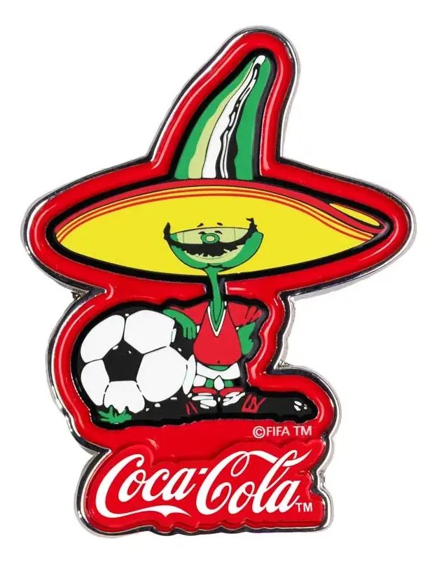 Tarjeta Piqué Pin Mundialista 2026 Coca-Cola Mascot Series 2026