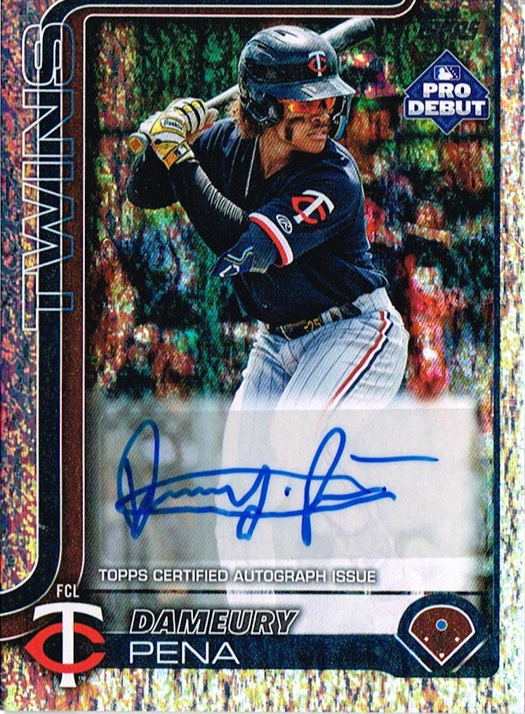 Tarjeta Dameury Pena Topps Pro Debut 2025 #PD-102