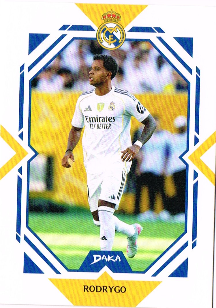 Tarjeta Rodrygo DAKA 2025 #RM-5-A