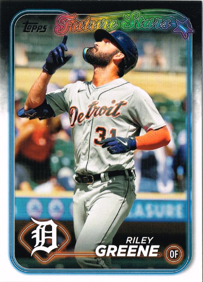 Tarjeta Riley Greene Topps 2024 #No. 274