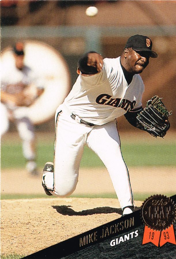 Tarjeta Mike Jackson Leaf 1993 #No. 84