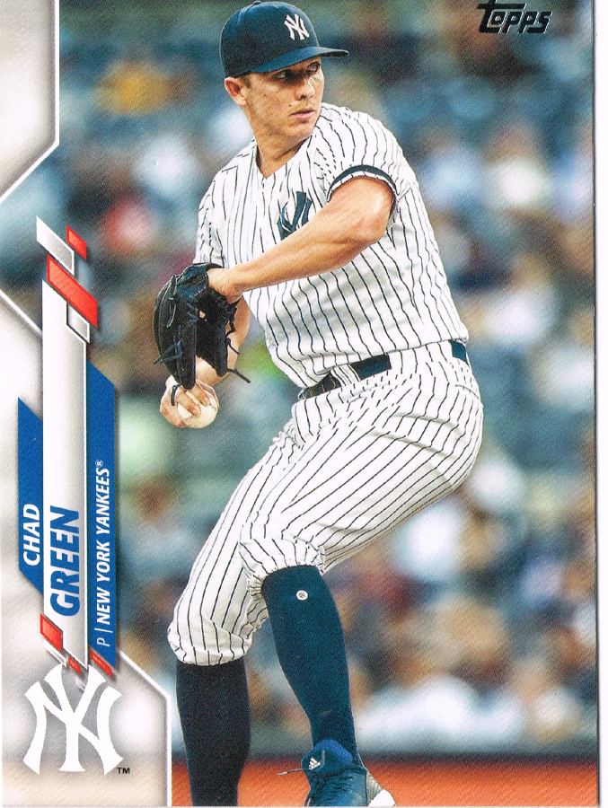 Tarjeta Chad Green Topps 2020 #No. 468