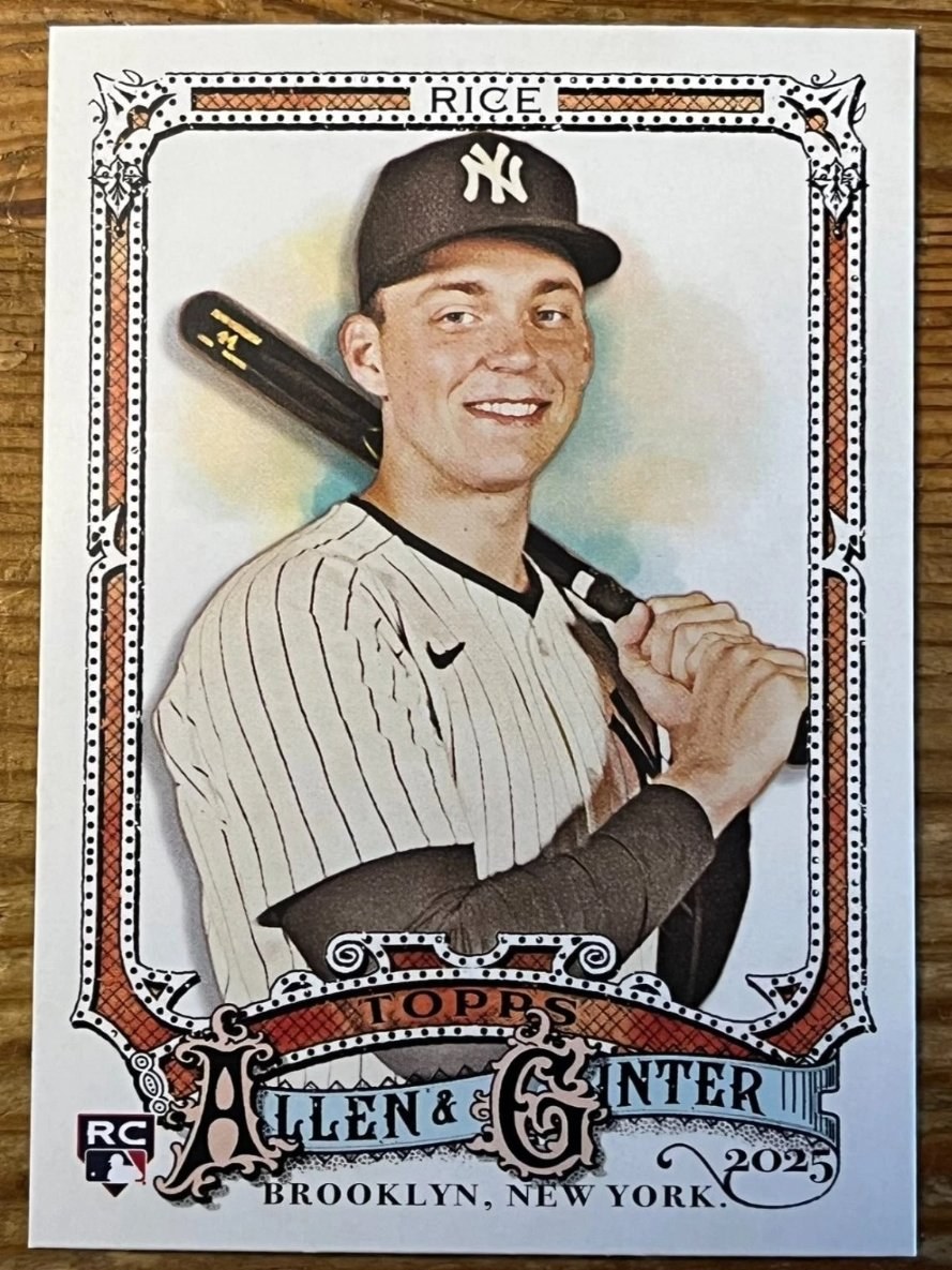 Tarjeta Ben Rice Topps Allen & Ginter 2025 #N/A