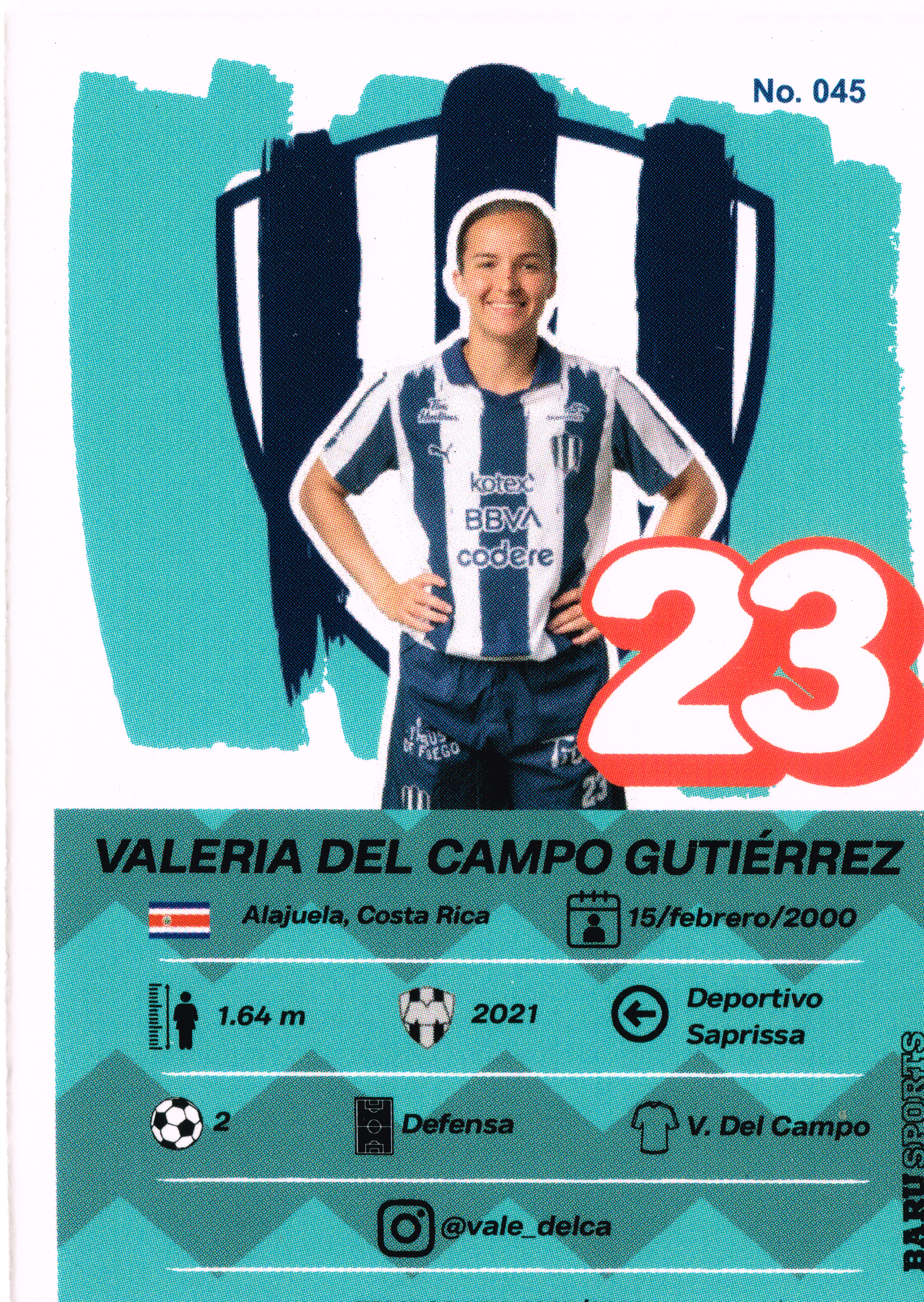 Tarjeta Ricardo Chávez Soto BARU SPORTS 2025 #No. 012