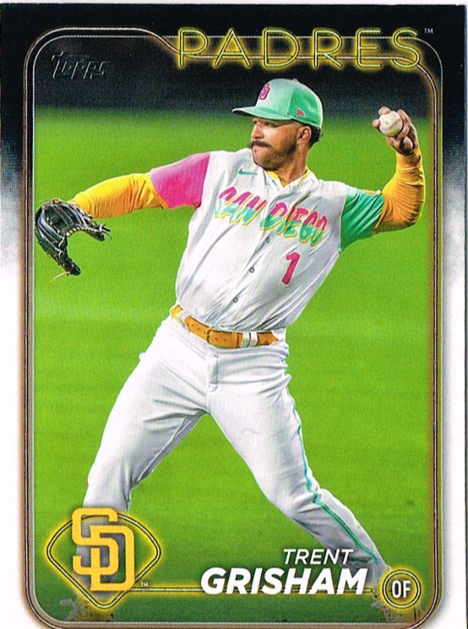 Tarjeta Trent Grisham Topps 2024 #157