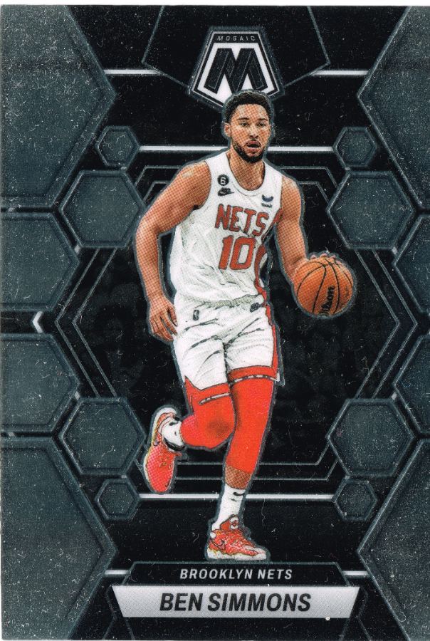 Tarjeta Ben Simmons Panini Mosaic 2022 #183