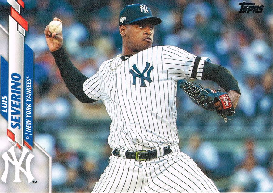 Tarjeta Luis Severino Topps 2020 #No. 669