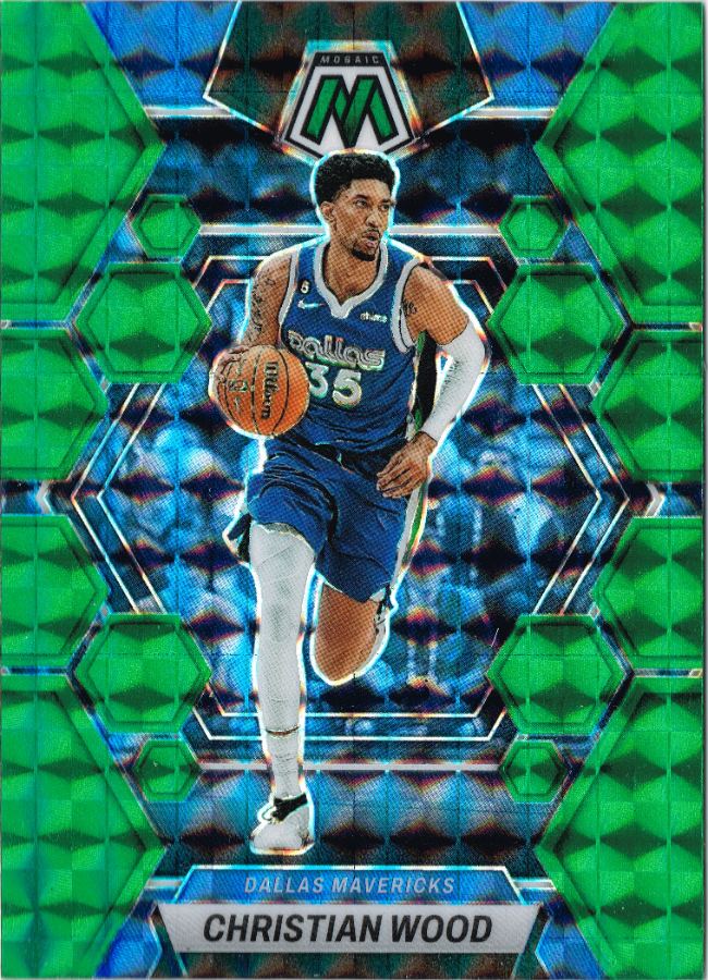 Tarjeta Christian Wood Panini Mosaic 2022 #125