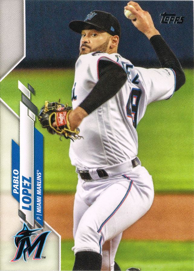 Tarjeta Pablo Lopez Topps 2020 #504
